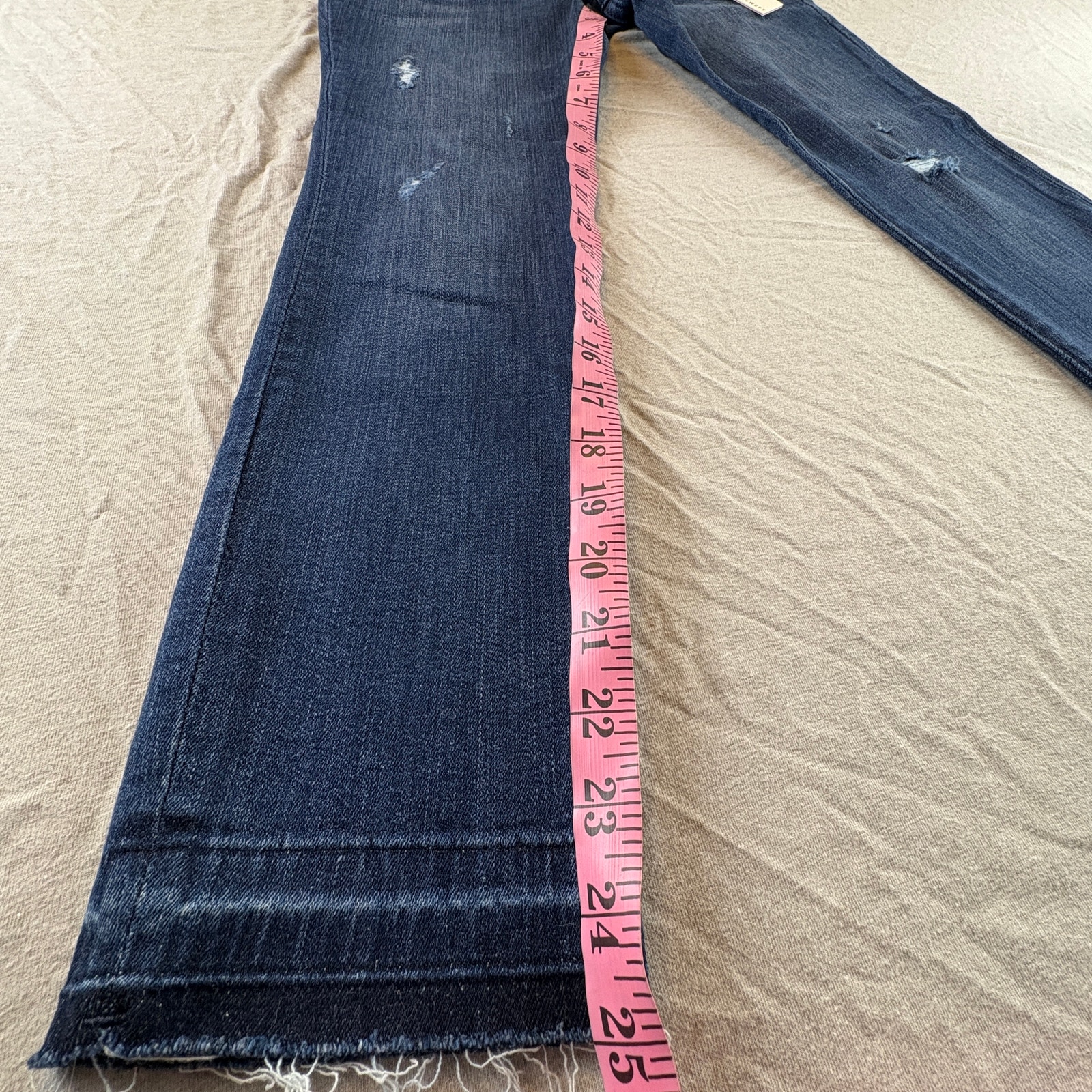 New Warp + Weft Luxsculpt Jeans 26 San Francisco Skinny Raw Hem — image 8 of 8